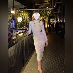 Jluxlabel-Elegant Sequin Evening Dress